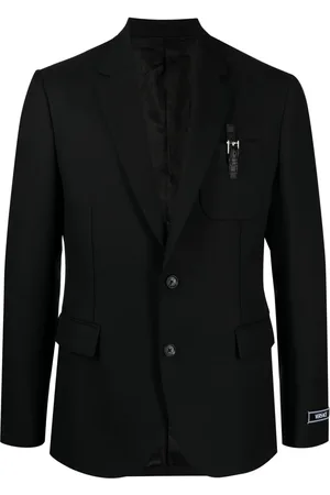 VERSACE Abrigo con botones y hebilla