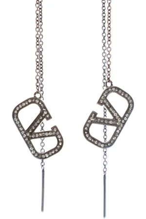 VALENTINO GARAVANI Pendientes VLogo Threader con strass 2000-2024