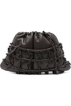 ALYSI Bolso de hombro mediano de ganchillo