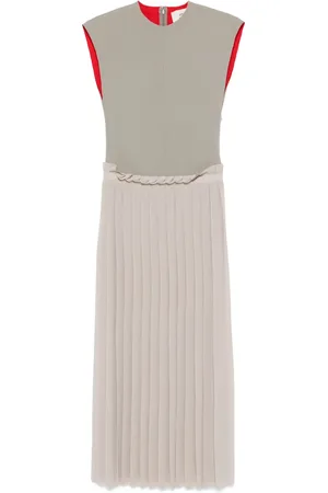 Ami Vestido corto con detalle plisado