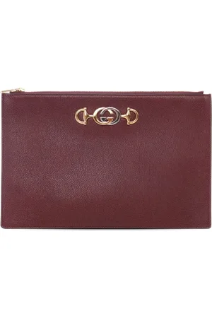 Gucci Bolso de mano Zumi Zip Pouch de piel 2016-2024