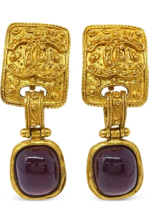CHANEL Pendientes con colgante 1994