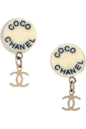 CHANEL Pendientes Interlocking CC 2007