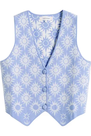 Chinti & Parker Chaleco con motivo en jacquard
