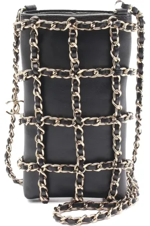 CHANEL Bandolera Tech Me Out de piel de borrego con correa de cadena 2020