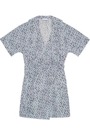 Ganni Vestido corto con estampado floral