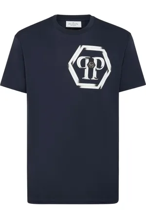 Philipp Plein Camiseta con logo Hexagon