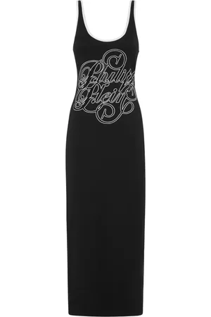 Philipp Plein Vestido de algodón stretch