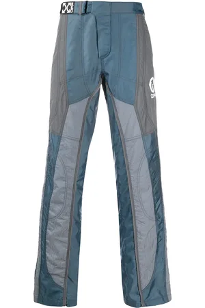 OFF-WHITE Pantalones rectos a paneles