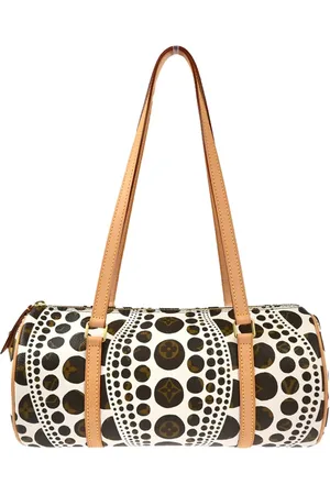 LOUIS VUITTON Bolso de mano Pumpkin Dot Papillon 30 de Louis Vuitton x Yayoi Kusama 2012