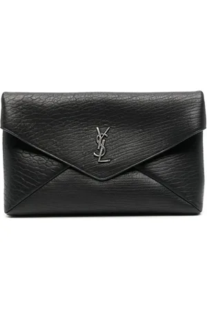 Saint Laurent Bolso de mano con placa del logo