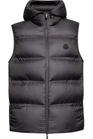 Moncler Chaleco Lausen con capucha