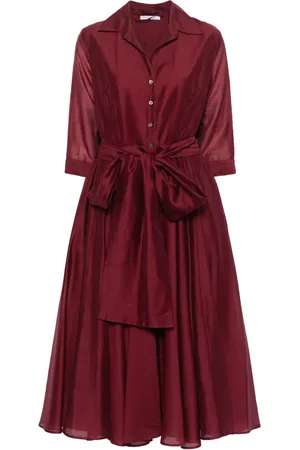 CENERE GB Vestido midi acampanado