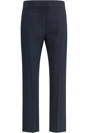 Alexander McQueen Pantalones rectos con pinzas