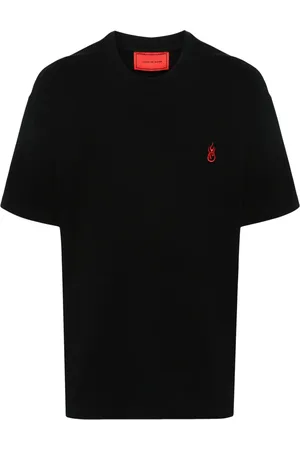 Vision Of Super Camiseta con llamas bordadas