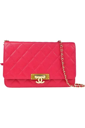 CHANEL Bandolera de cuero caviar 2016