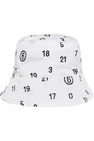 Maison Margiela Gorro con motivo Numbers