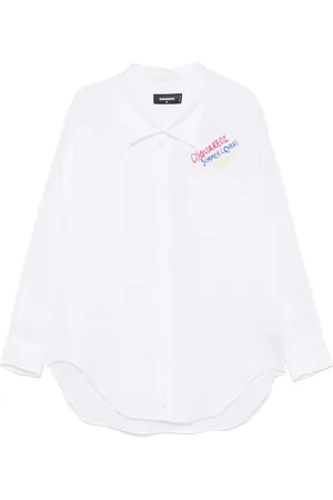 Dsquared2 Camisa con logo bordado