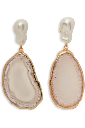 Erdem Pendientes con colgante Stone