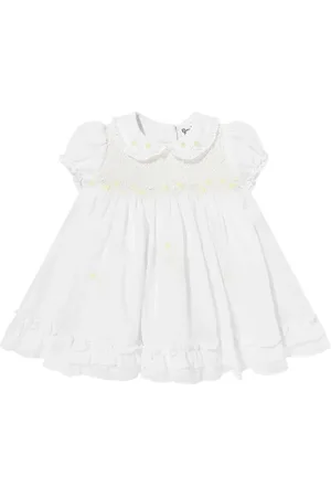 Sarah Louise Vestido fruncido con detalle de volantes