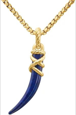 David Yurman Amuleto Tusk de 42 mm en oro amarillo de 18 ct