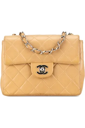 CHANEL Bandolera mini cuadrada con solapa 2000-2002