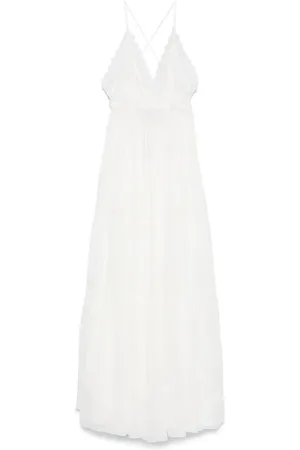 ERMANNO SCERVINO Vestido midi con detalles de encaje
