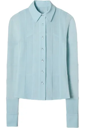 Tory Burch Camisa semitranslúcida de manga larga