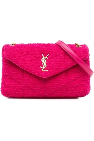 Saint Laurent Bandolera Toy Boucle Tweed LouLou Puffer 2021