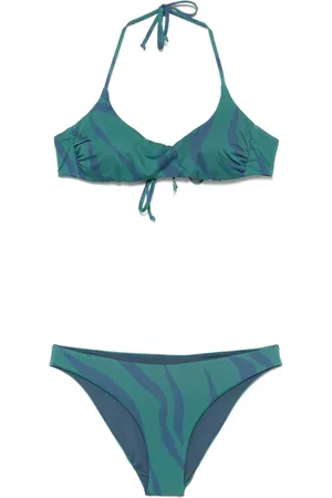 FISICO Bikini con estampado de cebra
