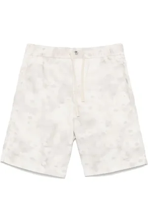 Maison Kitsuné Pantalones vaqueros cortos estampados