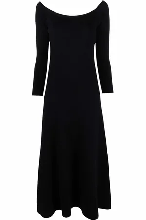 Paula Vestido de punto con hombros descubiertos