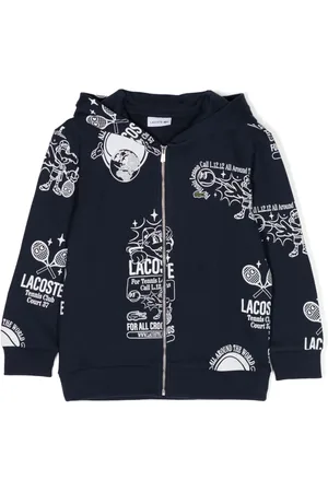 Lacoste Chaqueta de chándal con estampado gráfico