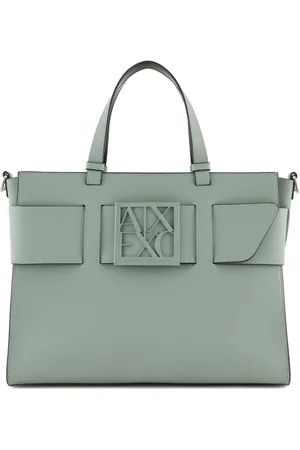 Armani Exchange Bolso shopper con hebilla del logo