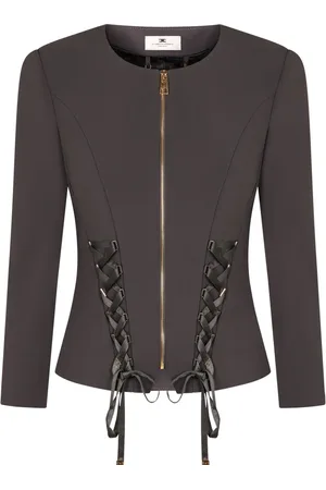 Elisabetta Franchi Chaqueta de crepé de china