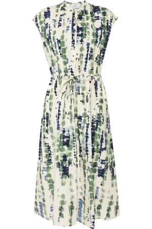 Woolrich Vestido midi con estampado abstracto