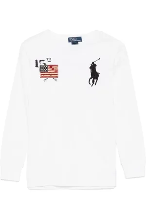 Ralph Lauren Camiseta con logo bordado