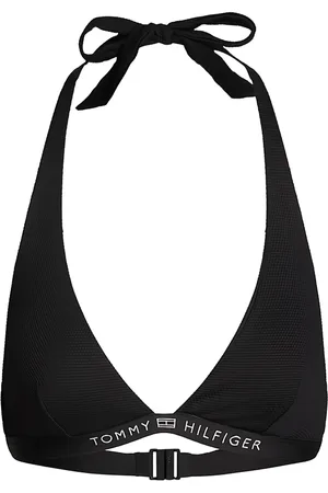 Tommy Hilfiger Top de bikini con logo estampado