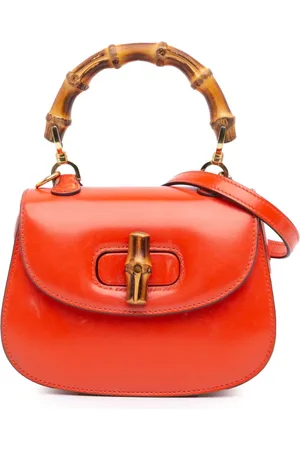 Gucci Bolso satchel Top Handle Bamboo 1947 mini de piel de becerro 2016-2024