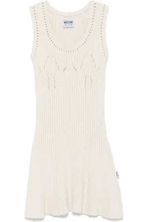 Moschino Vestido corto de canalé