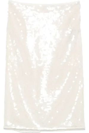 Stella McCartney Falda con lentejuelas