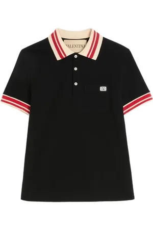VALENTINO GARAVANI Polo con parche Vlogo Signature