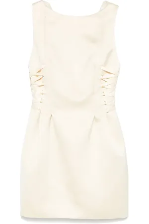 Elisabetta Franchi Vestido corto con cuello barco