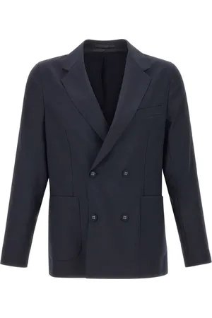 OFFICINE GENERALE Blazer Leon con doble botonadura