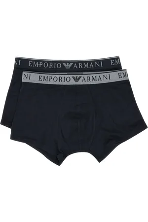 Emporio Armani Pack de 2 bóxeres con logo en la cinturilla