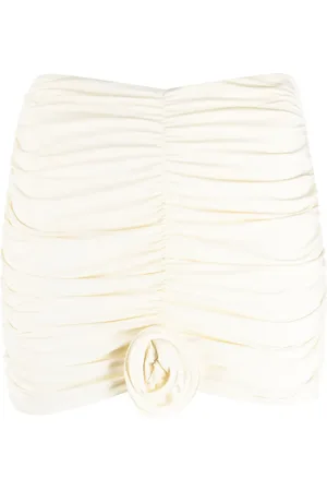 LA REVECHE Minifalda Lilibet fruncida con aplique floral