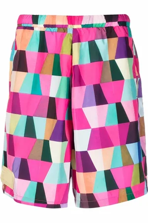 Domenico Formichetti Bermudas con estampado geométrico