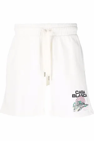 Casablanca Pantalones cortos de deporte con logo bordado