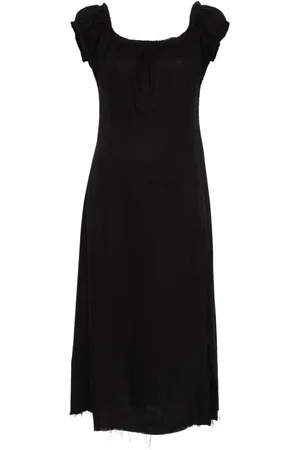 Elena Velez Vestido midi deshilachado