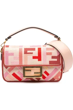 Fendi Bolso satchel Baguette mini con bordado Zucca 2010-2024